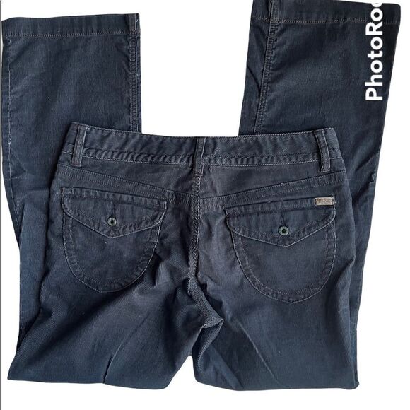 Polo Jeans Ralph Lauren Kelly Black Corduroy Mid Rise Bootcut Jeans sz 12 - Picture 4 of 7